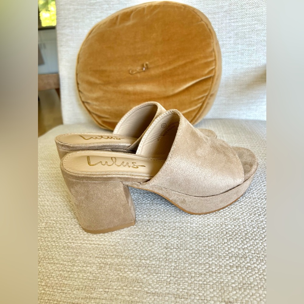 lulus platform mules - Picture 3 of 8